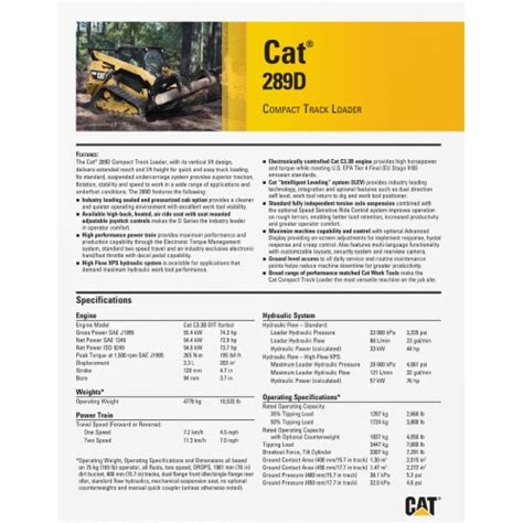 289d cat skid steer specs|cat 289d manual.